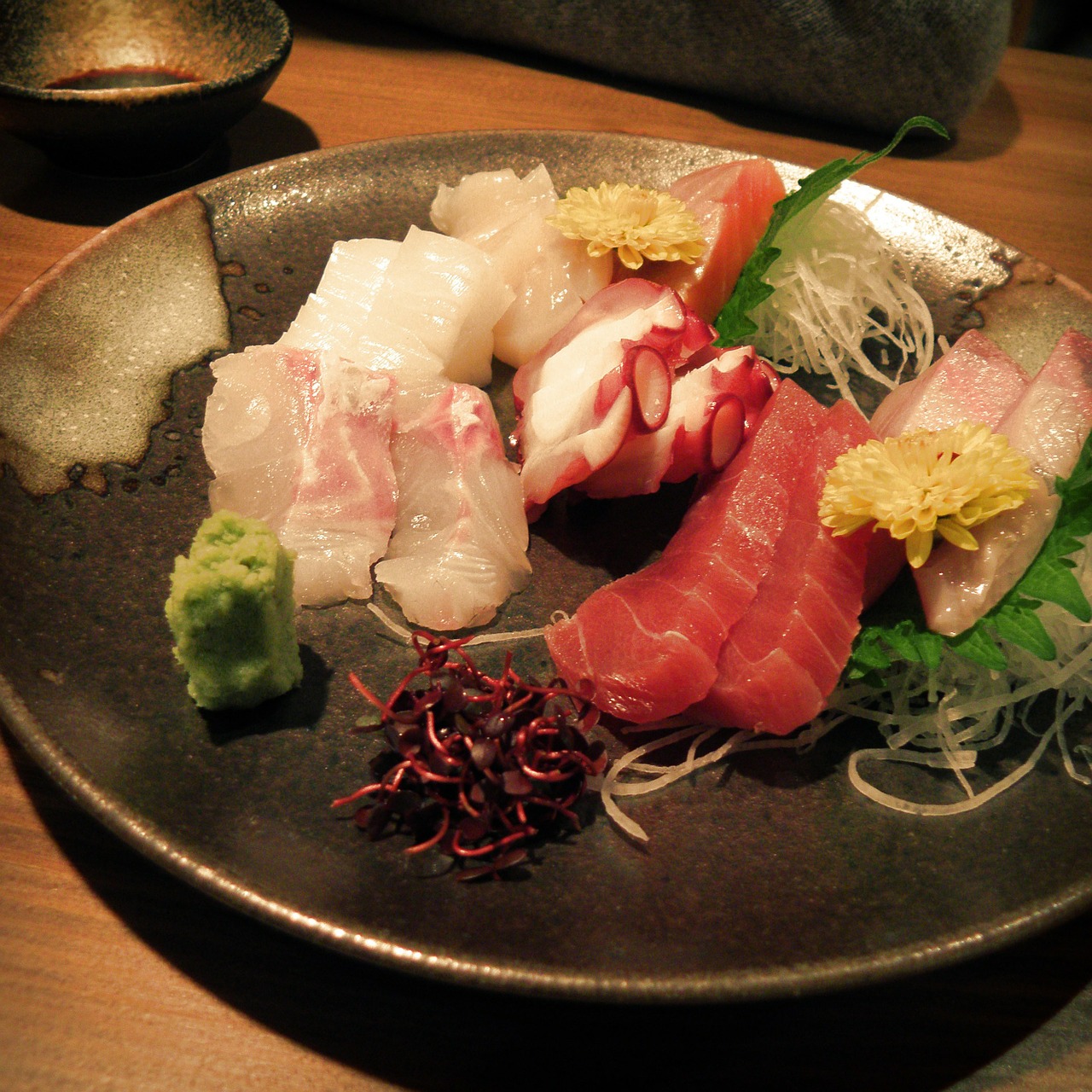 plate wasabi japan free photo