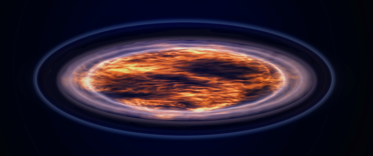 plate saturn flame free photo