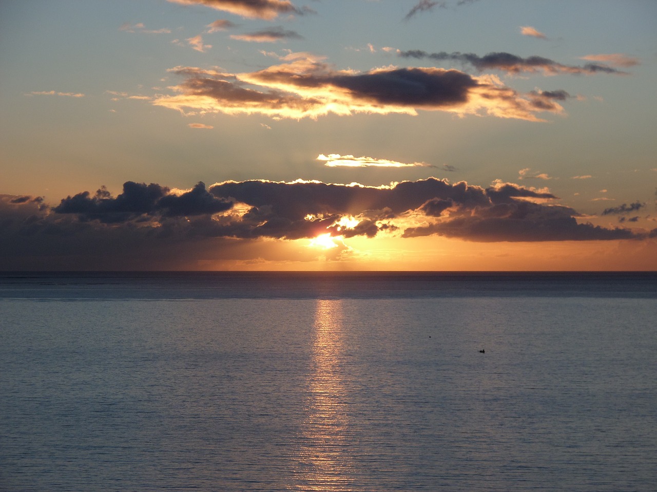 sunrise island atlantic ocean free photo