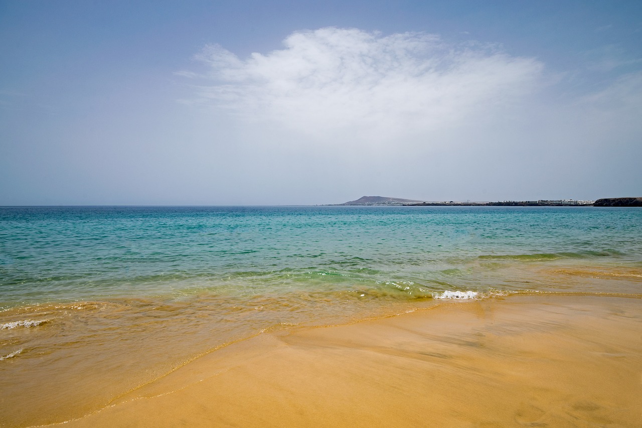 playa del pozo lanzarote canary islands free photo