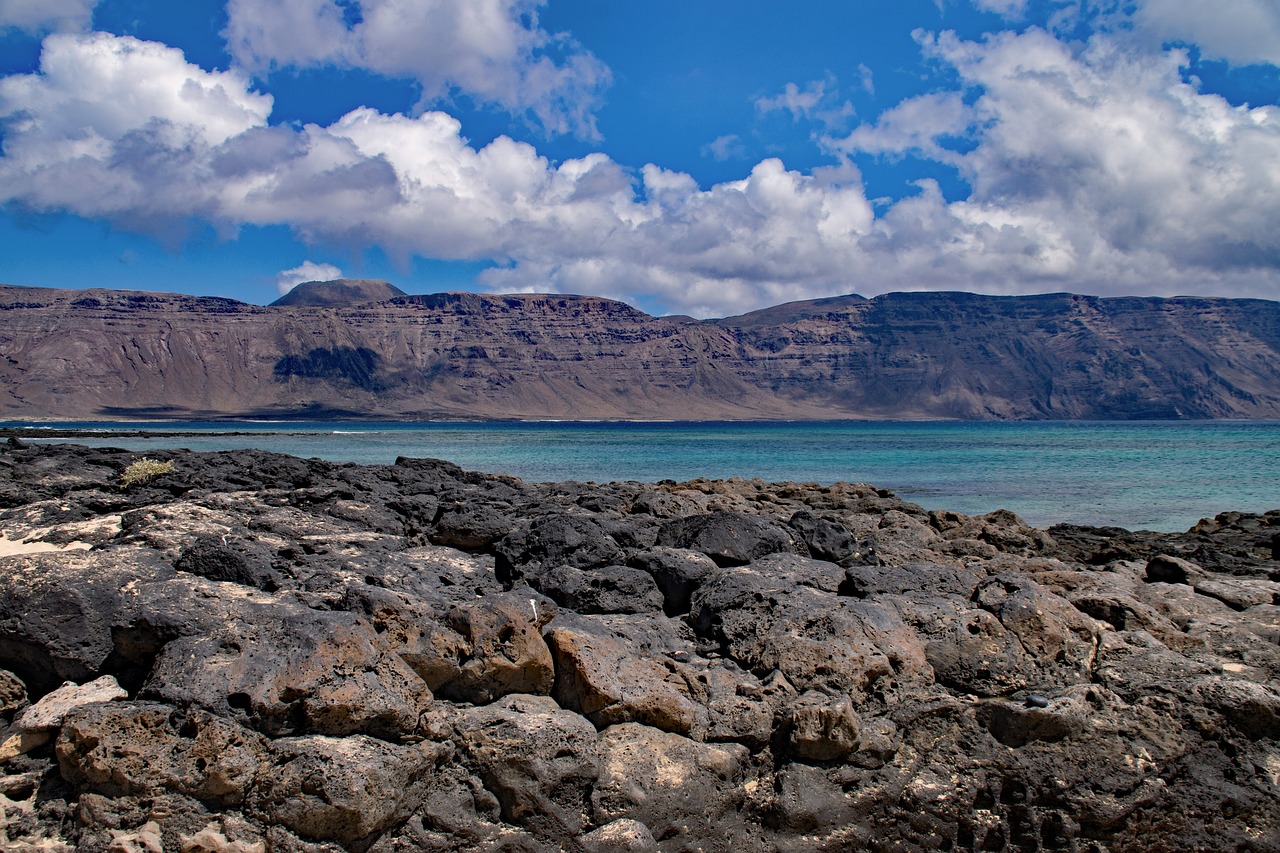 playa francesca la graciosa canary islands free photo