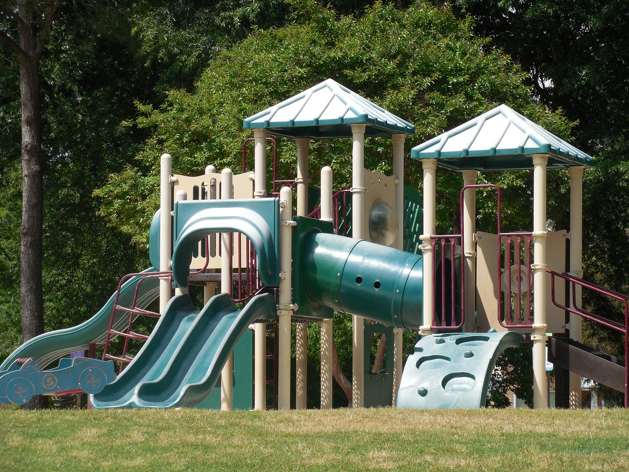 playground slide fun free photo