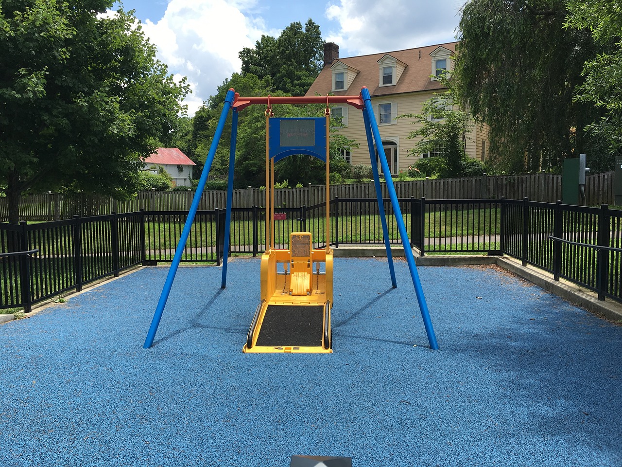 playground handicapped accessible wheelchair free photo
