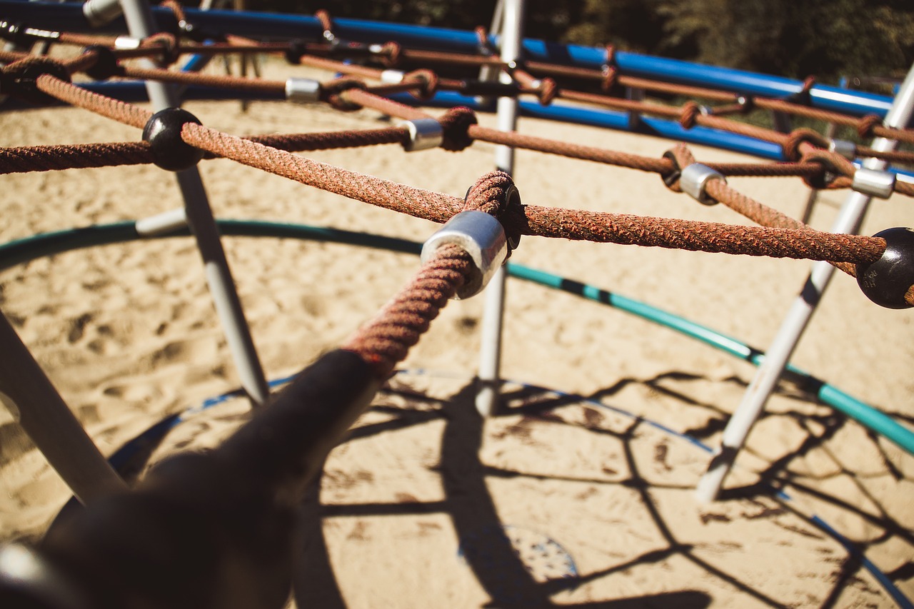 playground rope equipment free photo