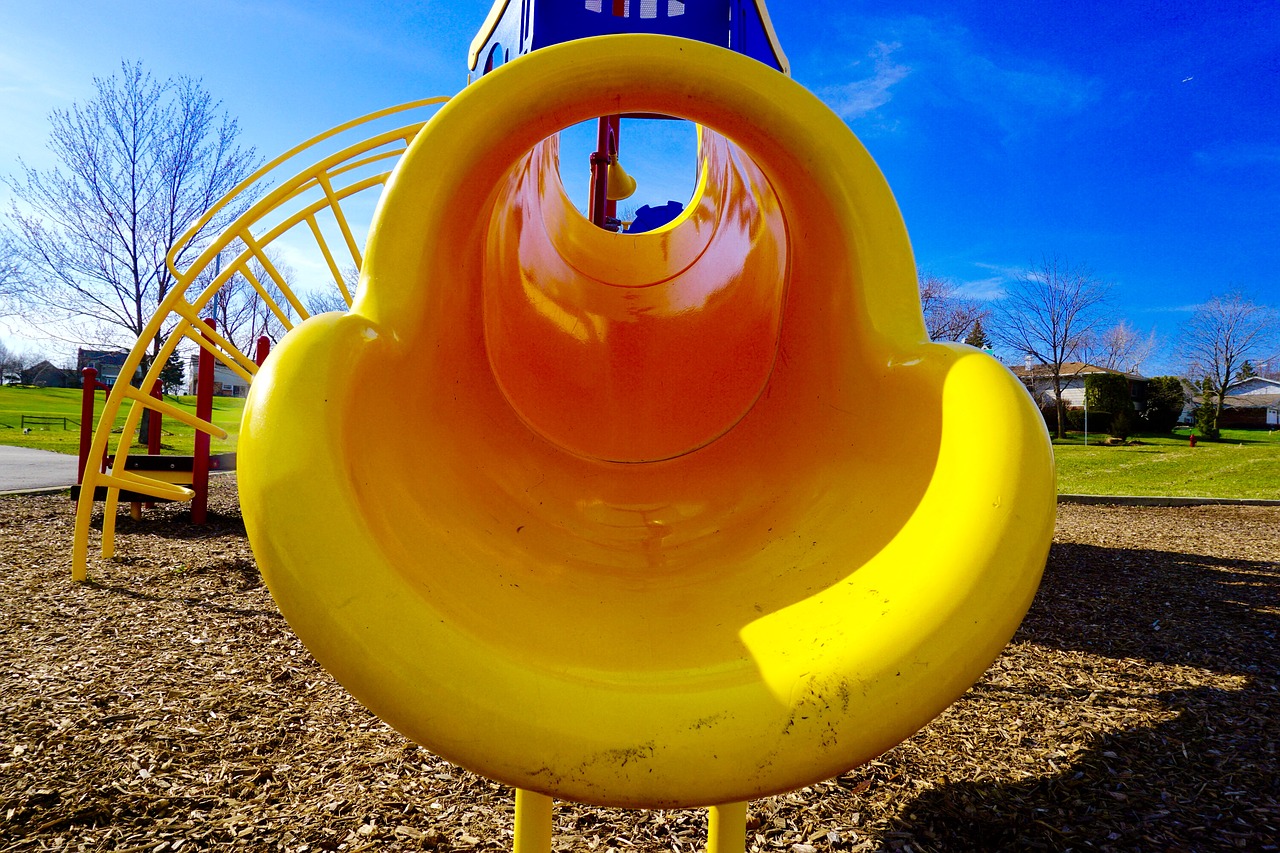 playground slide park free photo