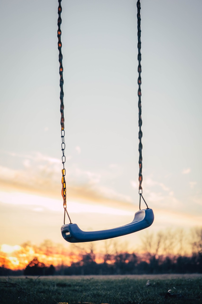 playground swing sit free photo