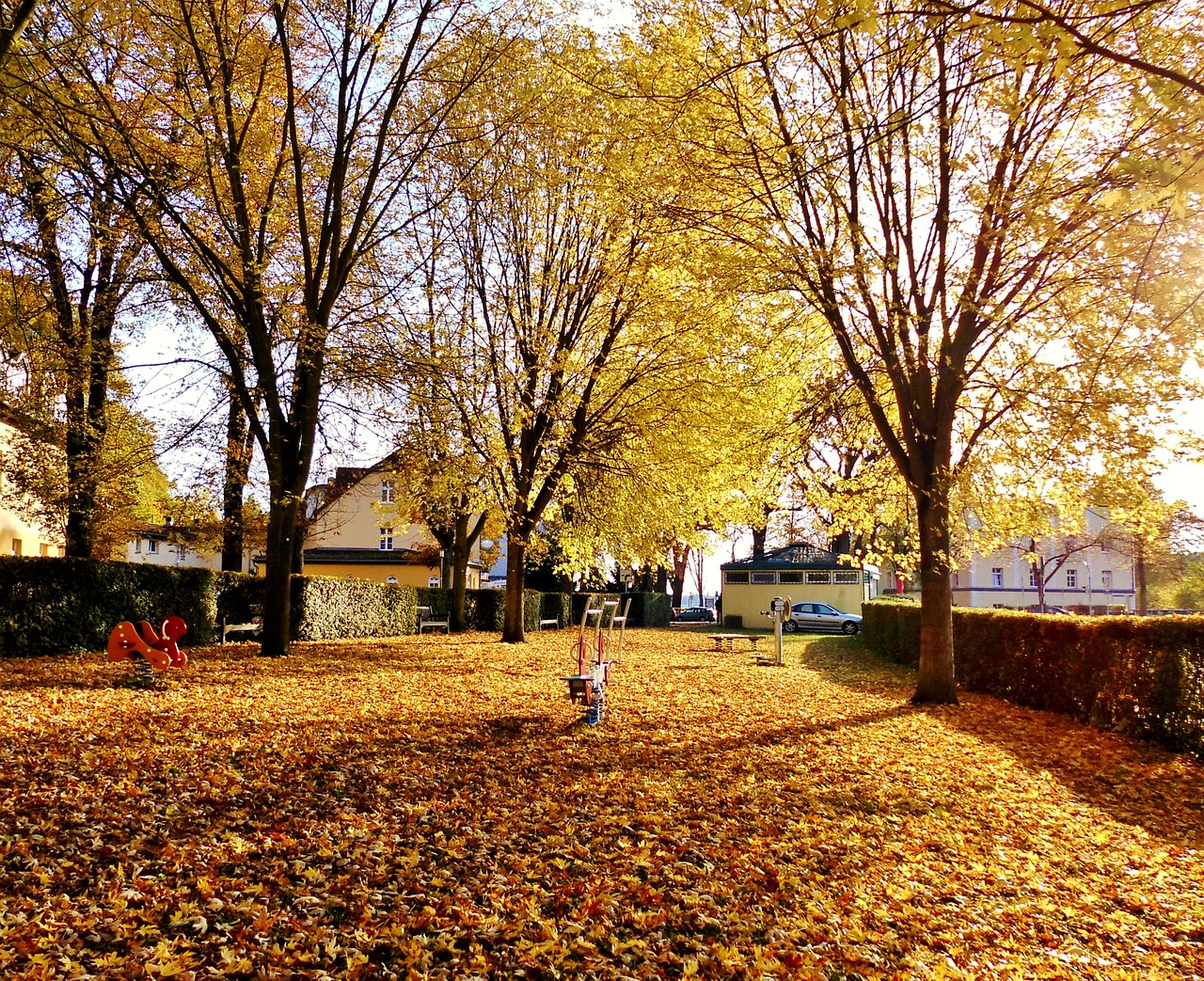 playground residential development settlement free photo