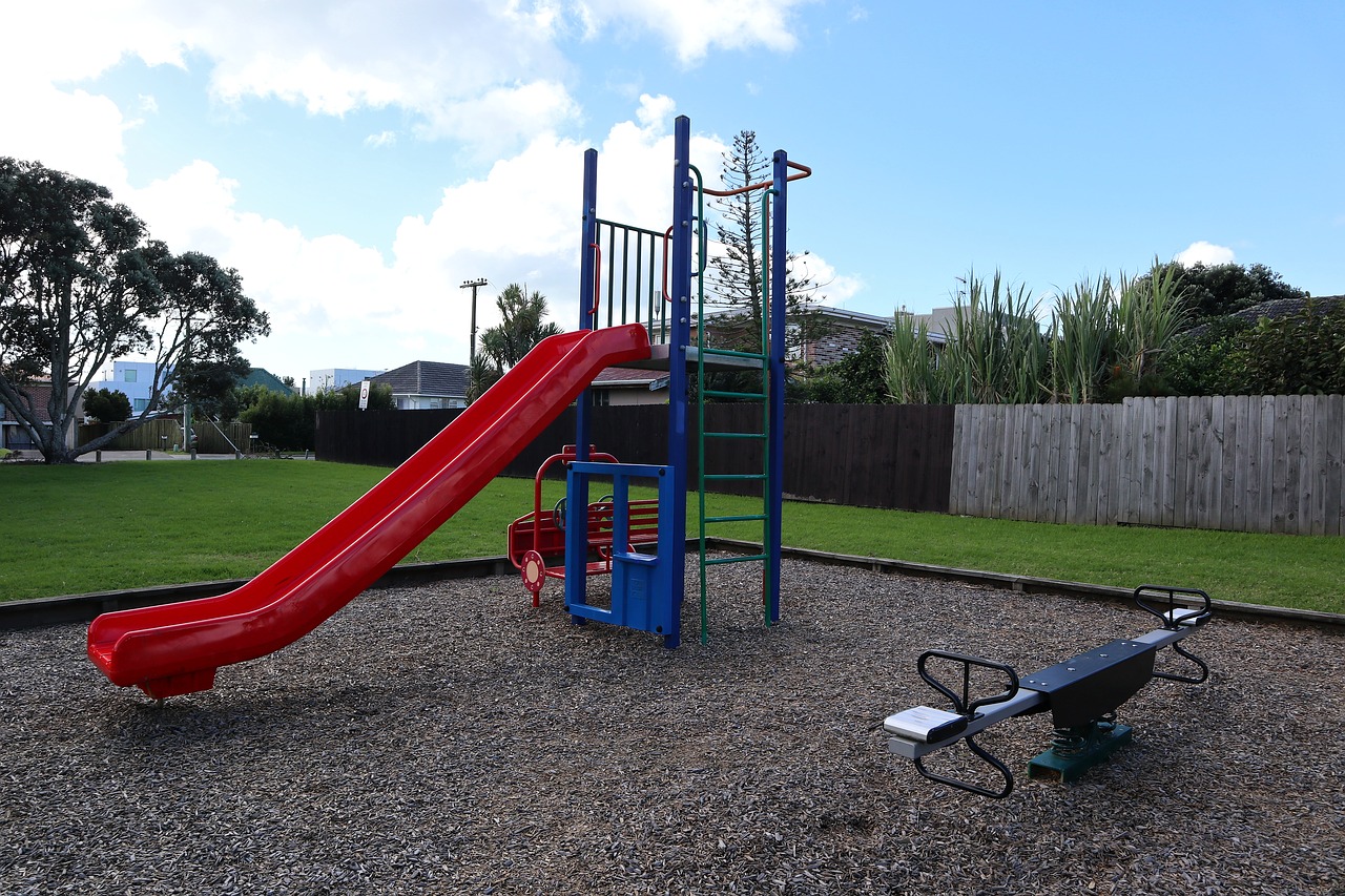 playground  slide  outdoors free photo