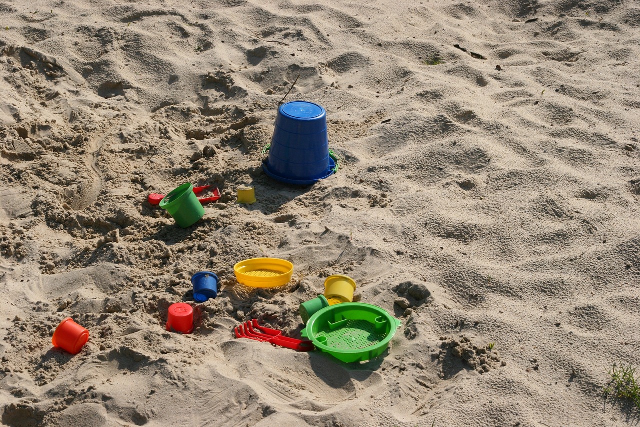 playground  sand pit  children free photo