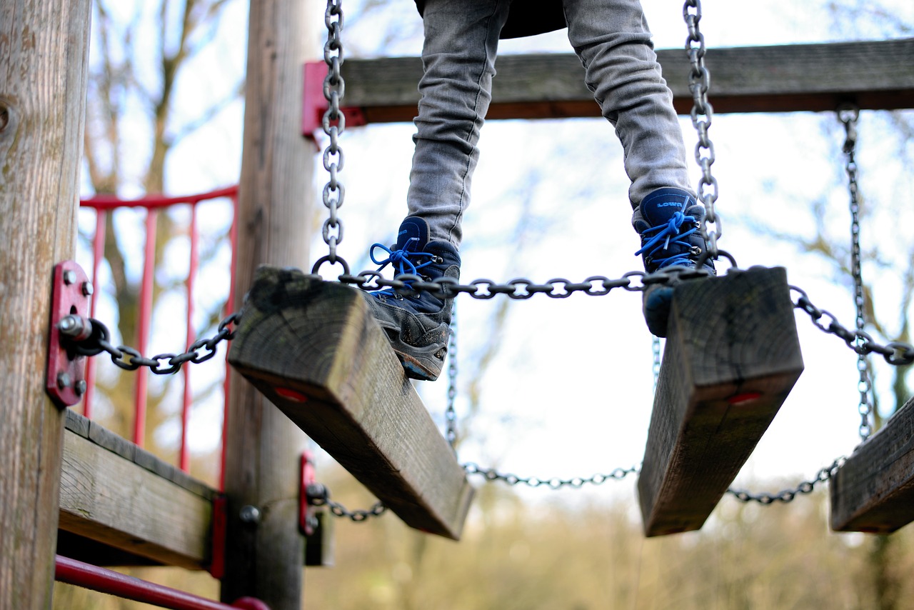 playground  climbing  balance free photo