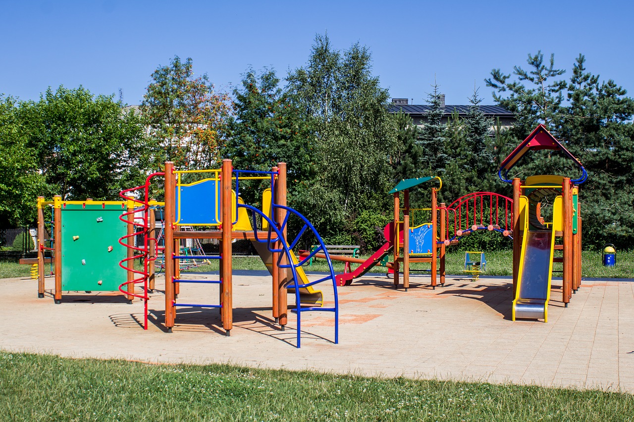 playground fun children free photo