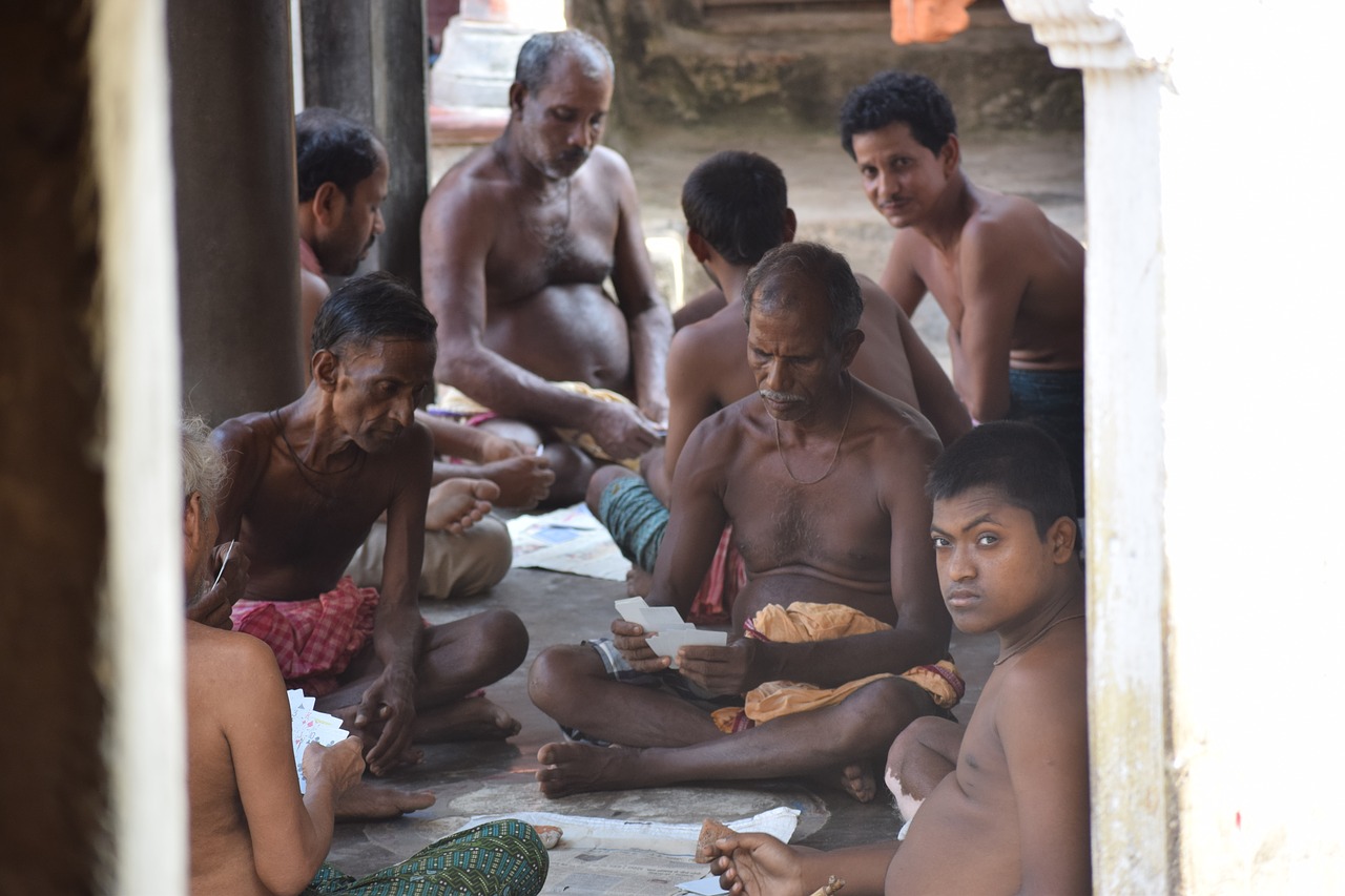 playing card village free photo