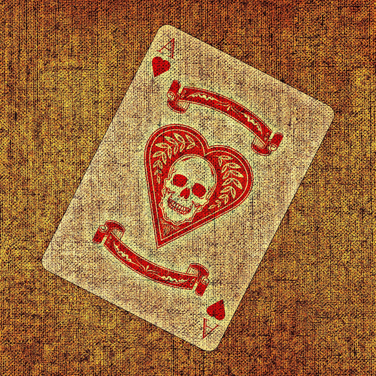 playing card ace heart free photo