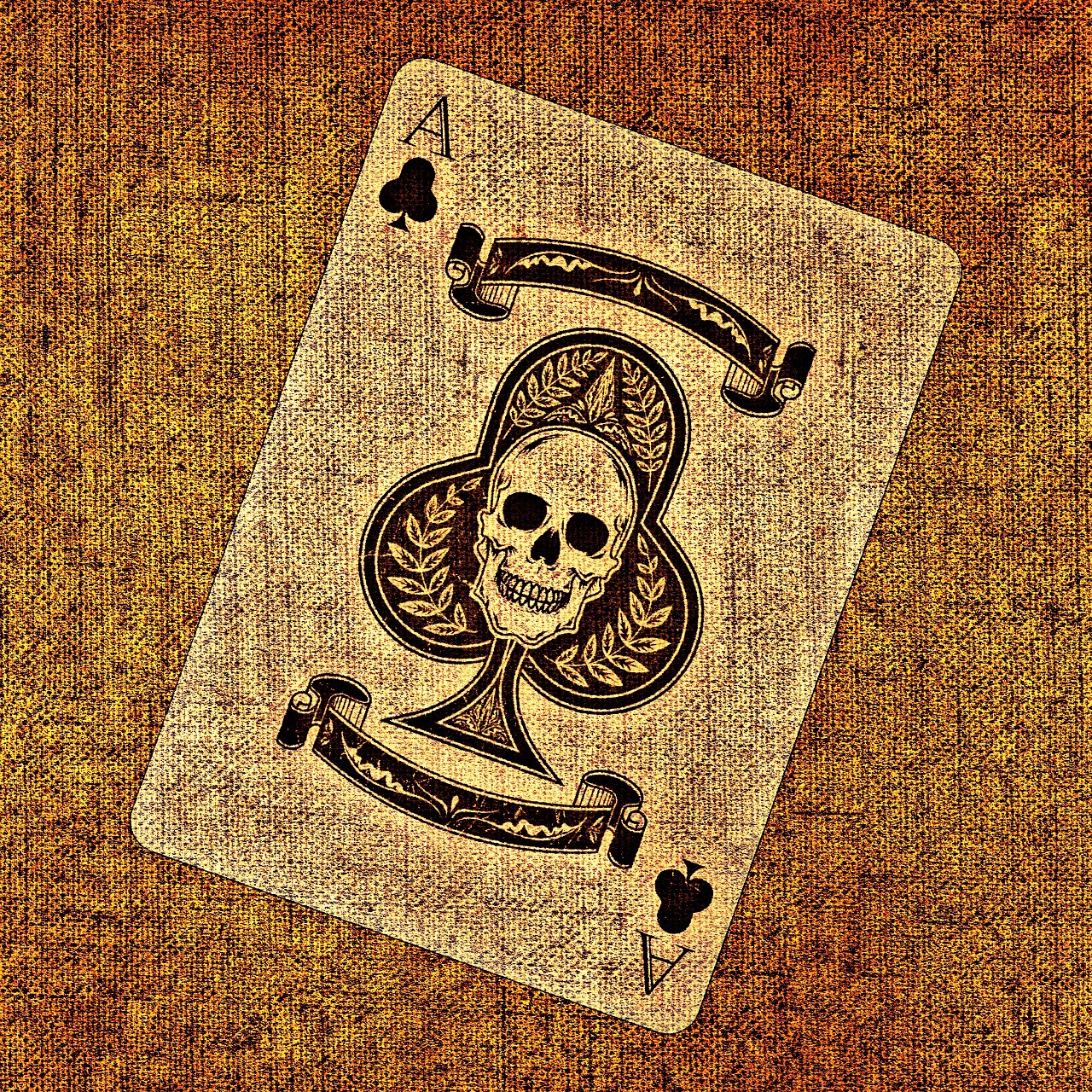 playing card ace cross free photo