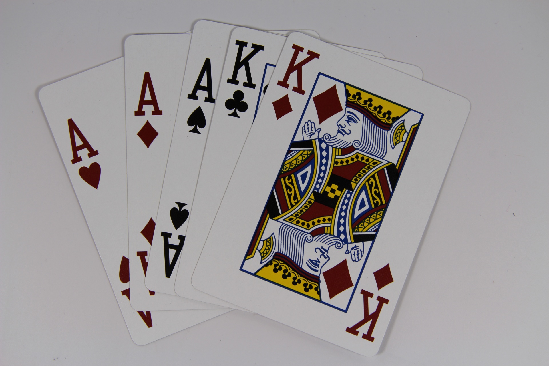 playing cards full house free photo