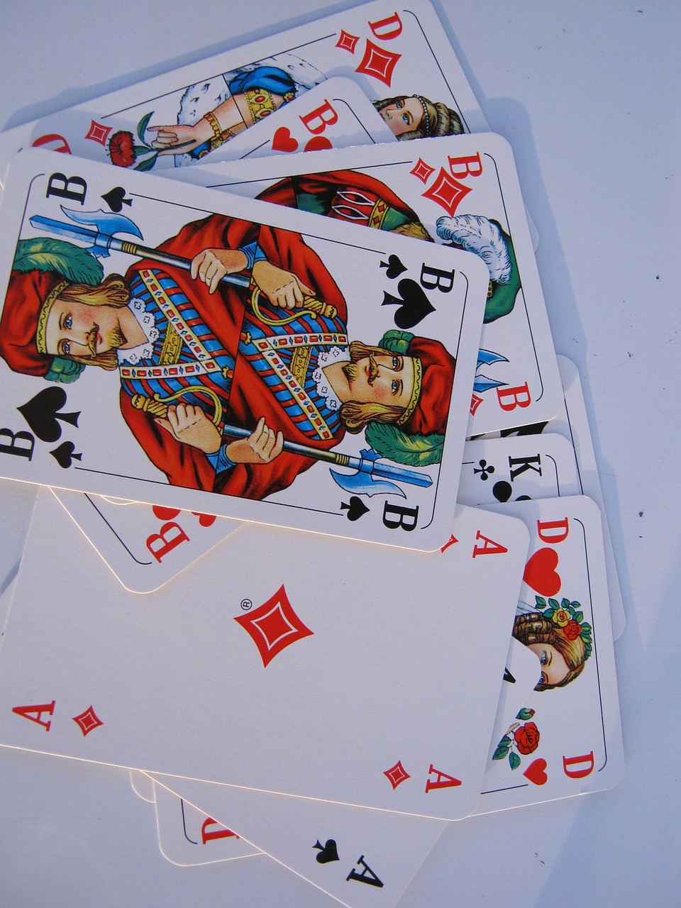 playing cards figures skat free photo