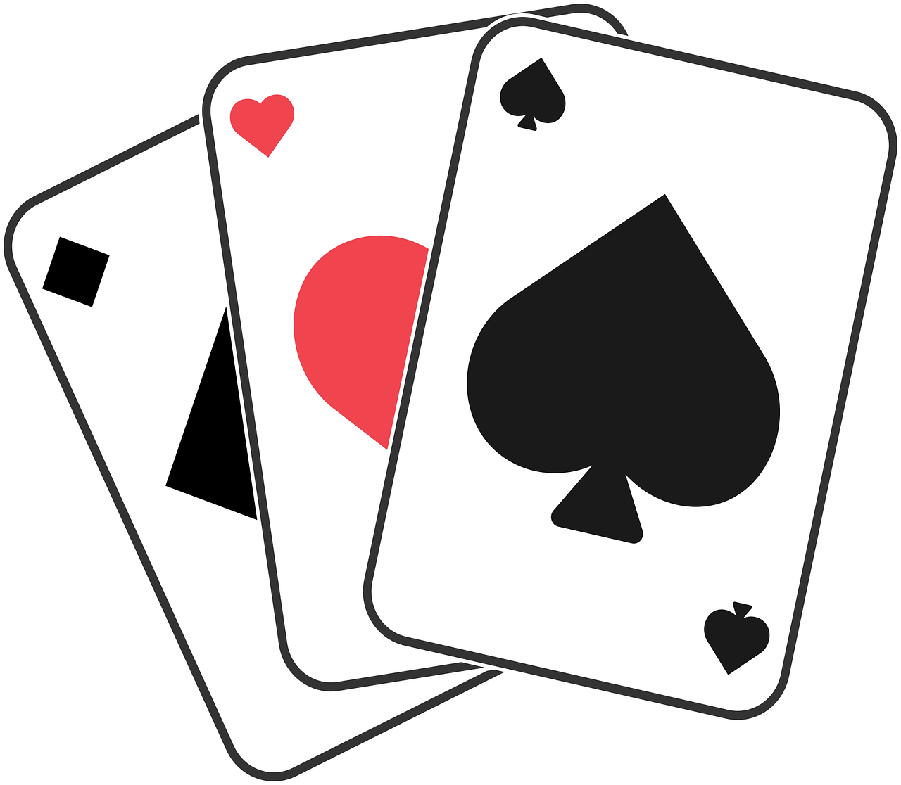 playing cards  casino  spade free photo