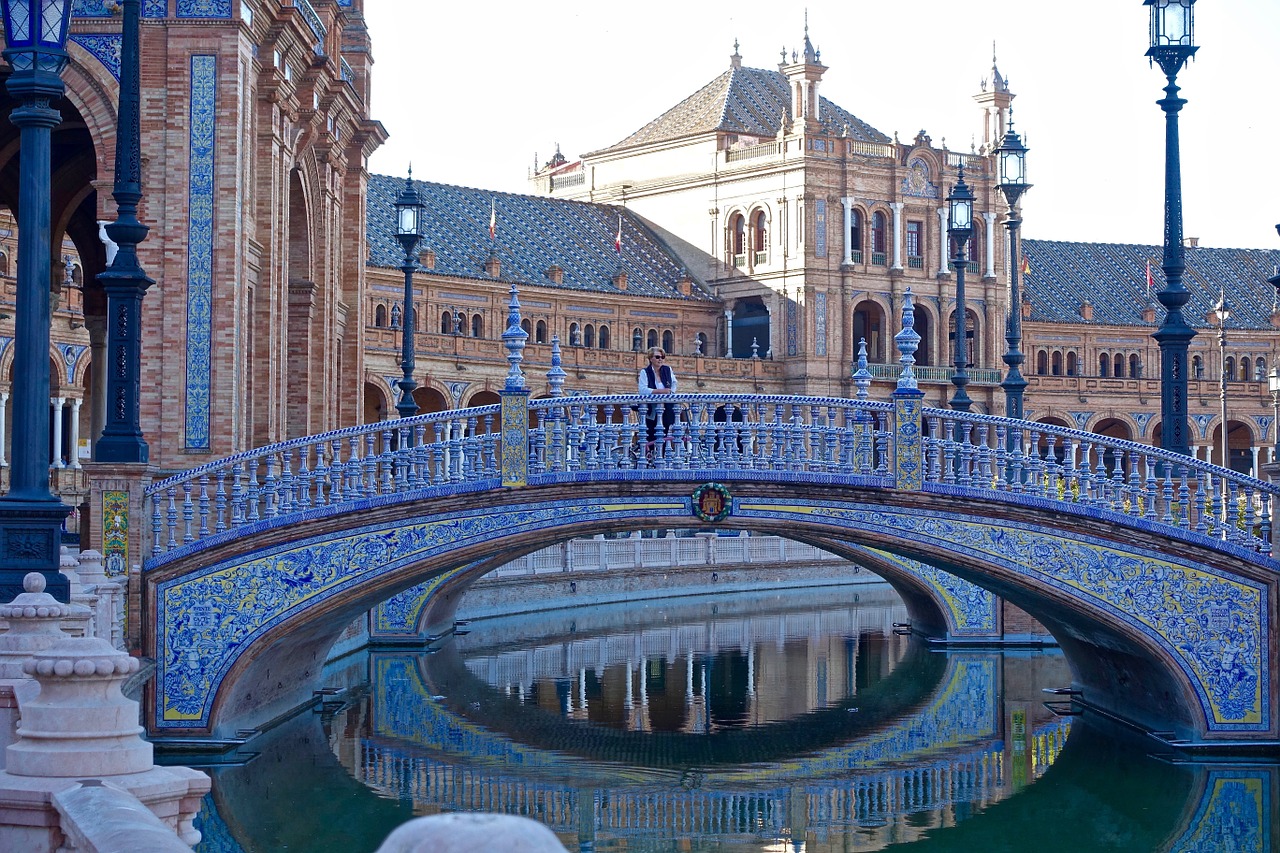 plaza de espania bridge palace free photo