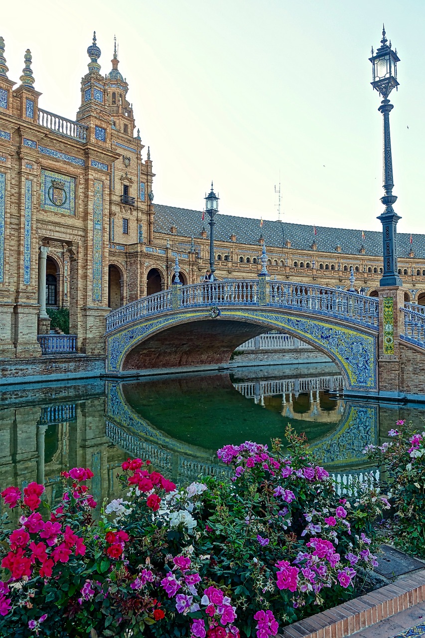 plaza de espania palace flowers free photo