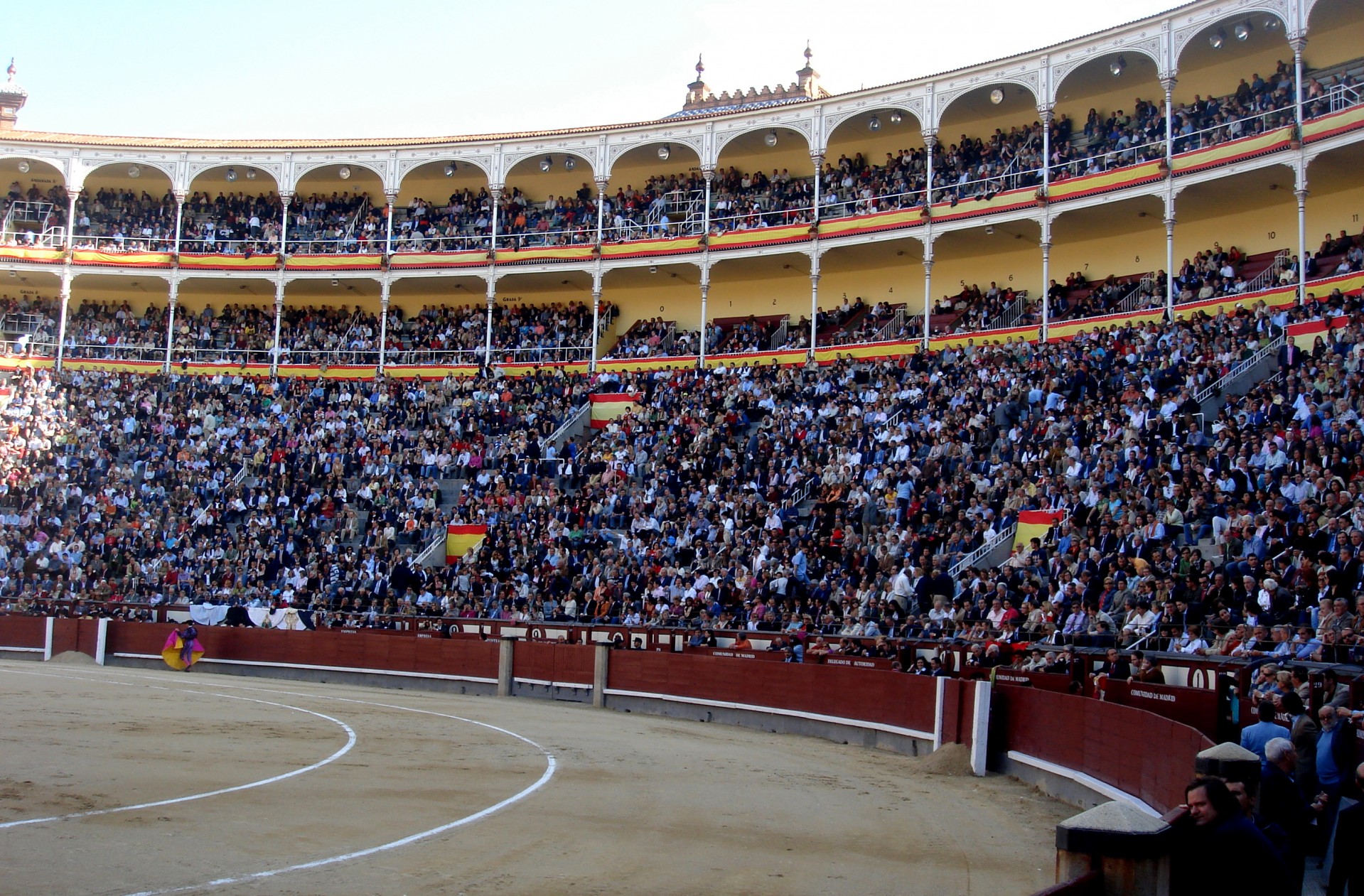 bullring bullfighters arena free photo