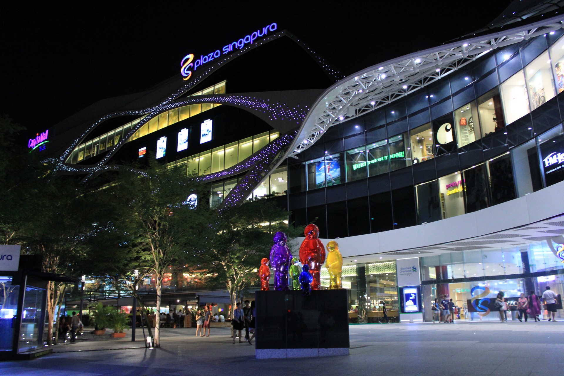 plaza singapura singapore mall free photo
