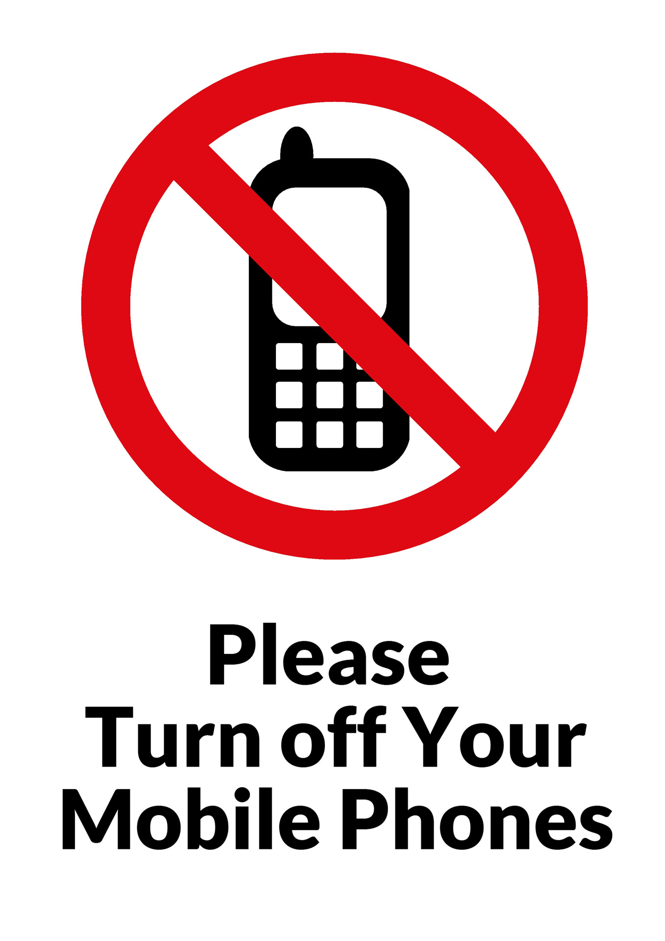 no mobiles warning sign turn off phones free photo