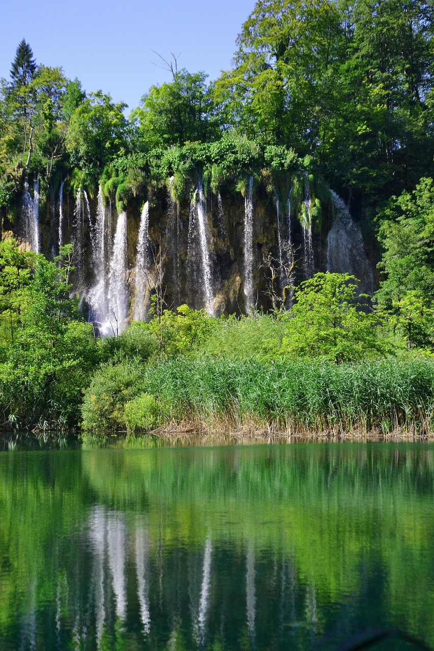 plitvice waterfall world heritage free photo