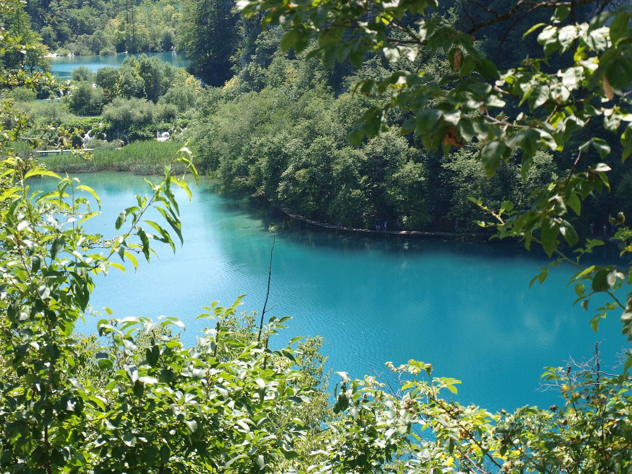 plitvice croatia lake free photo