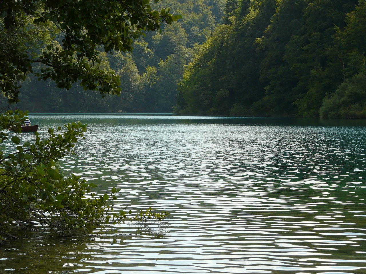 plitvice lakes lake nature free photo