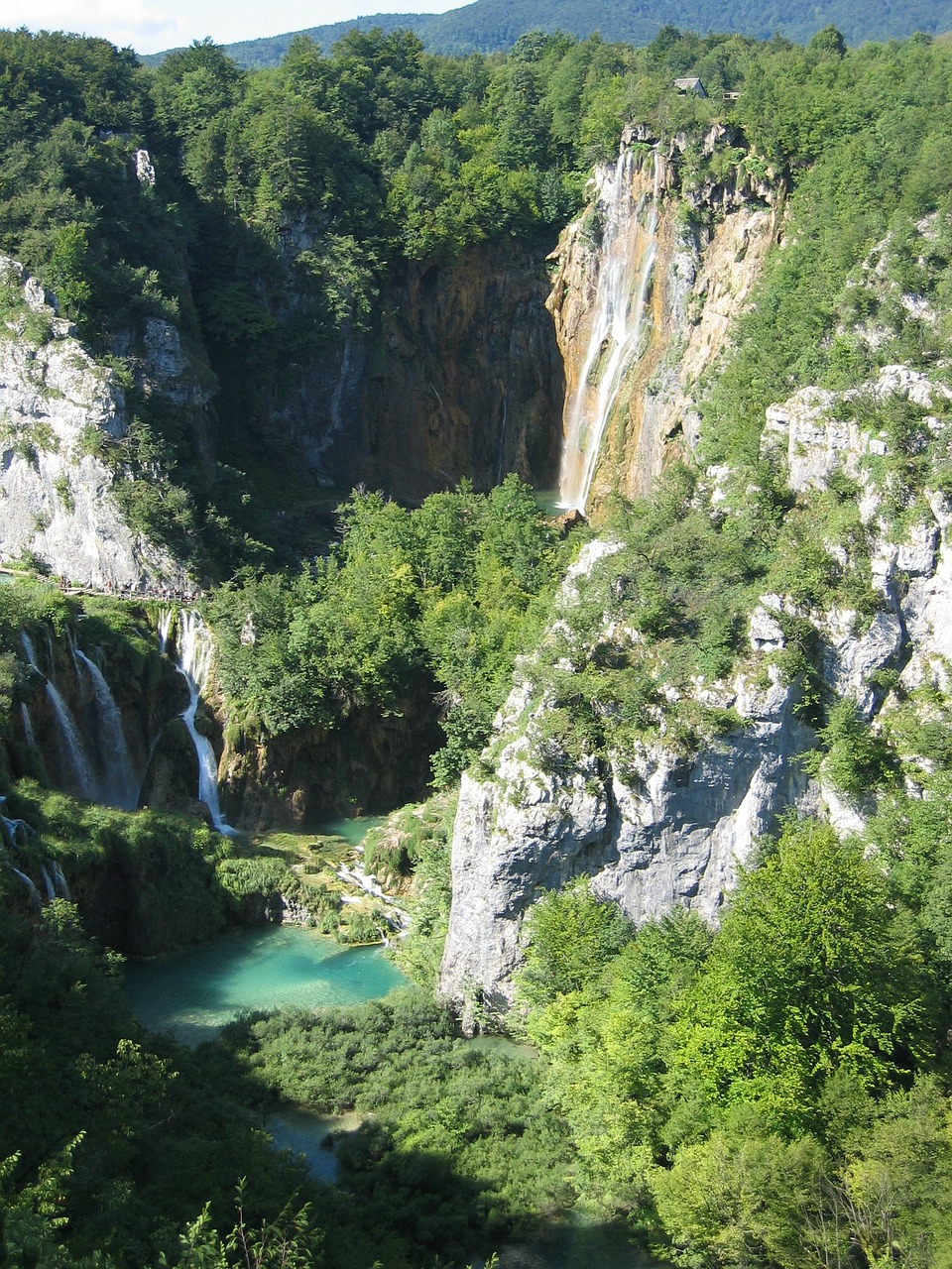 plitvice lakes croatia waterfall free photo