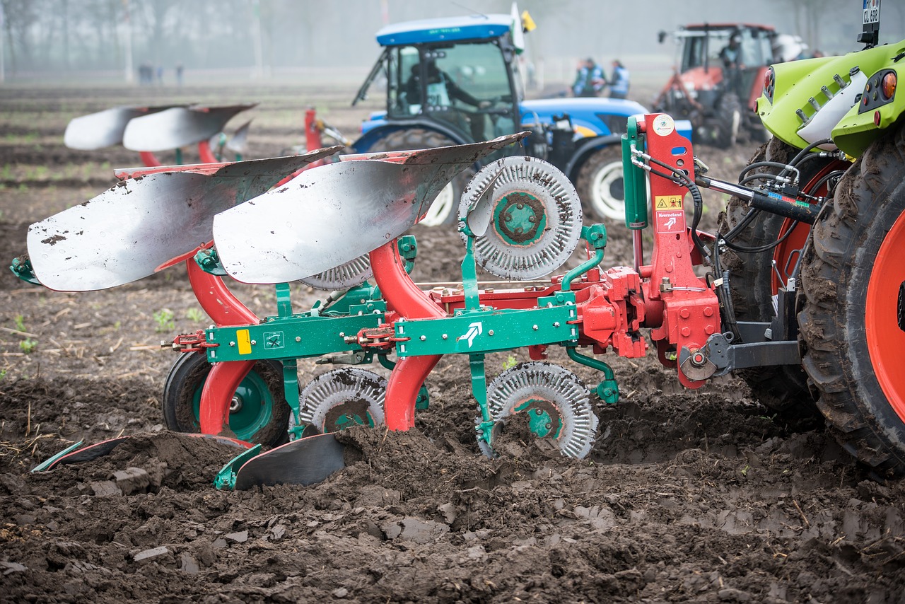 plough  rotary plow  plowed free photo