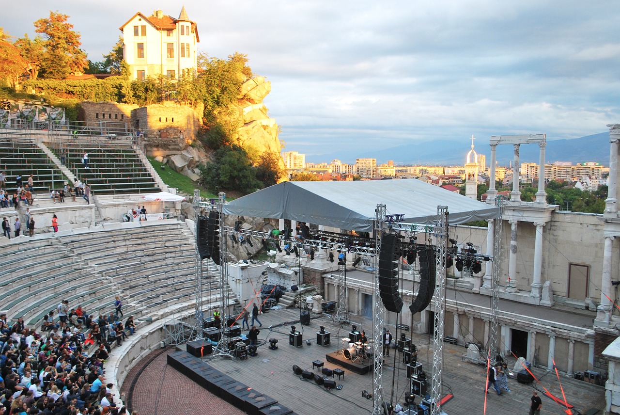 plovdiv ancient theater free photo