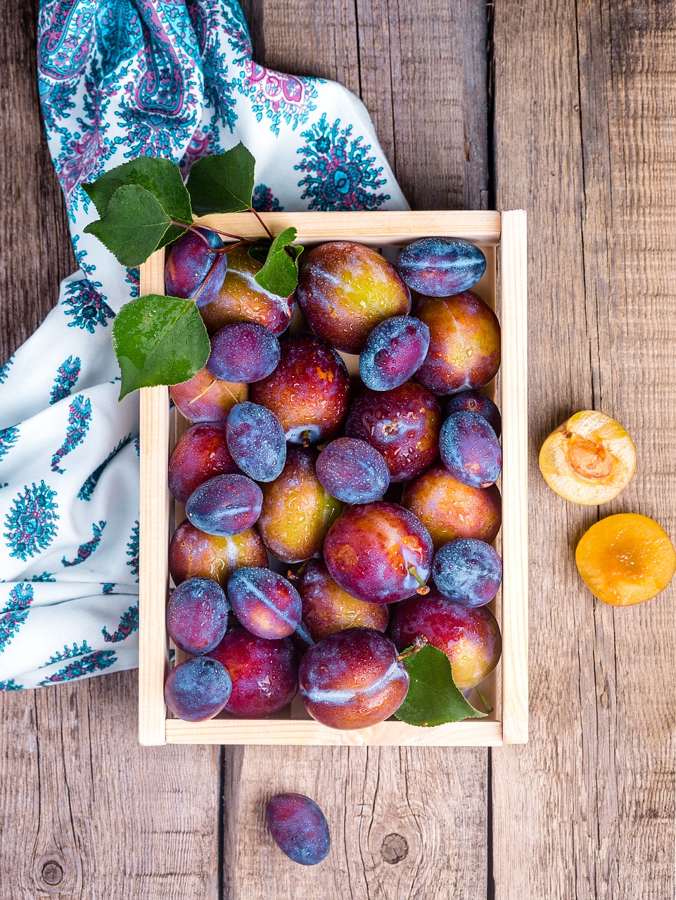 plum fruit food free photo
