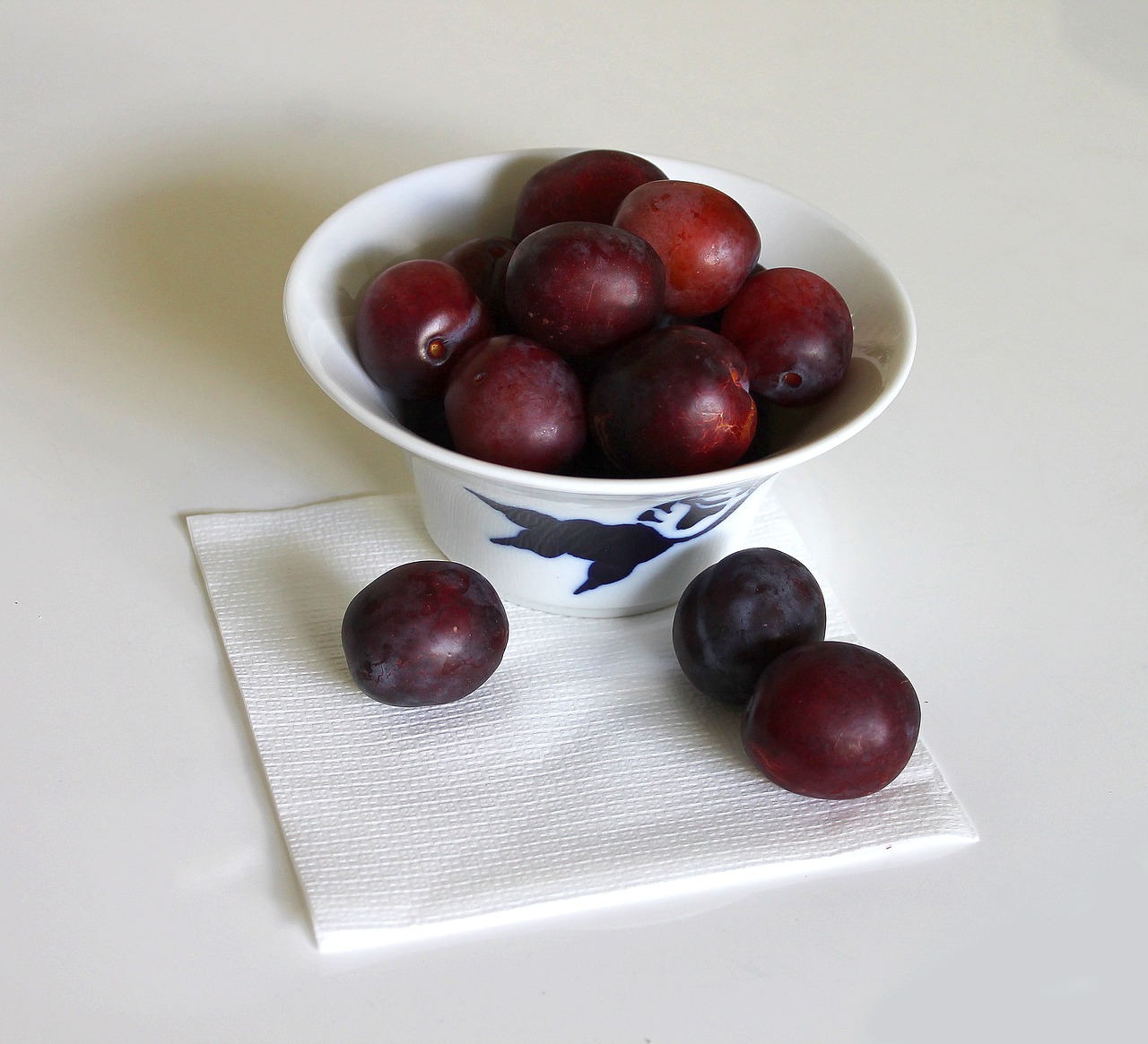 plums fruit summer free photo