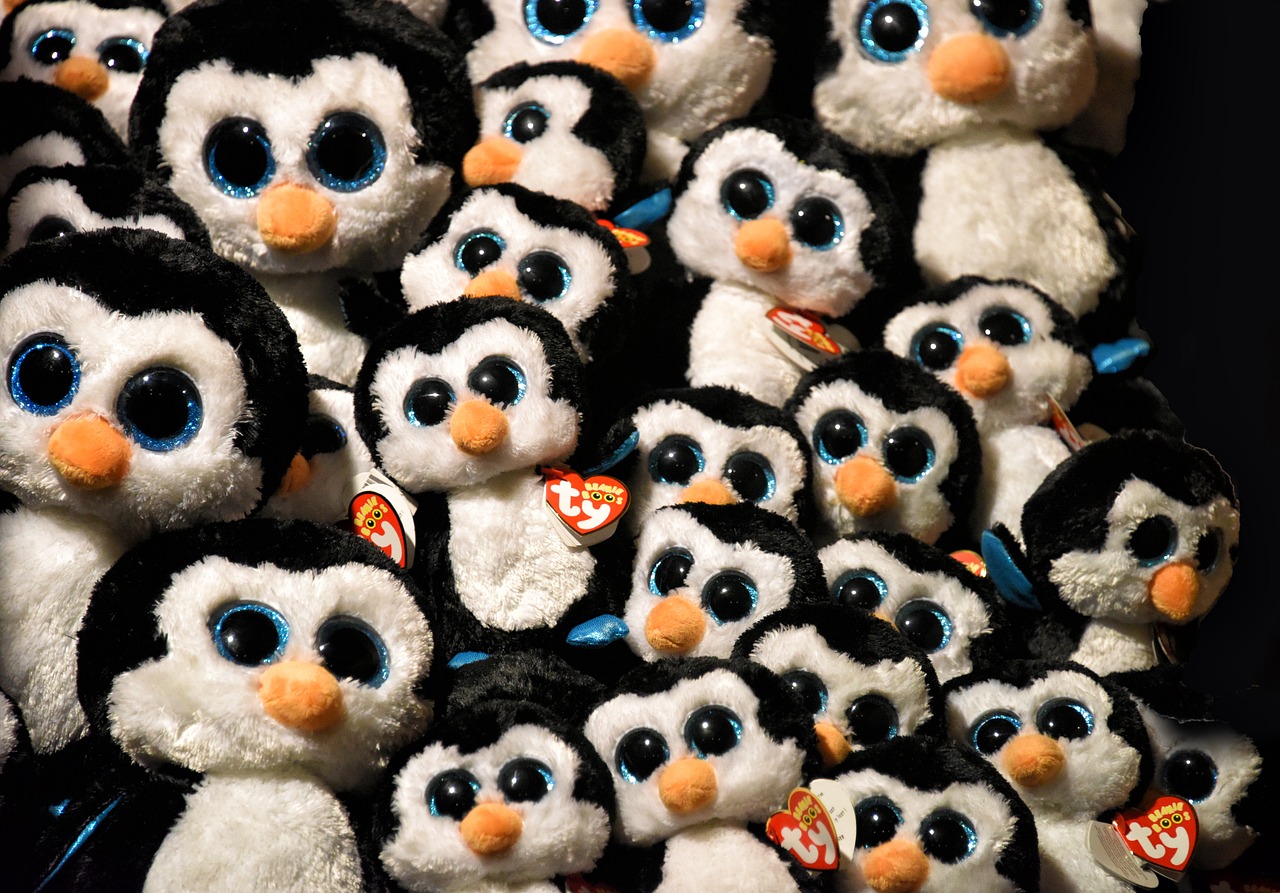 plush toy penguin free photo