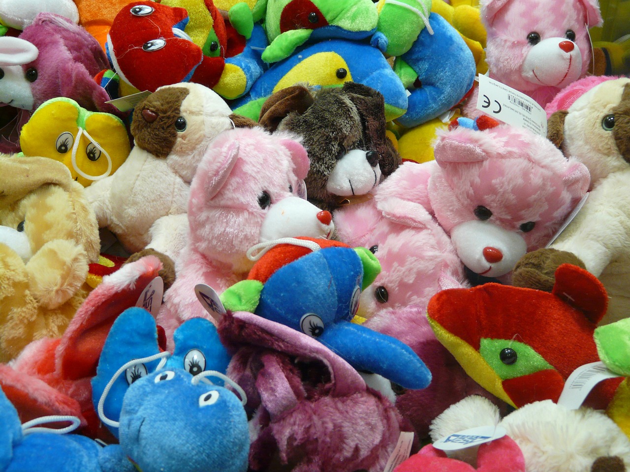 plush toys teddy bears pink free photo