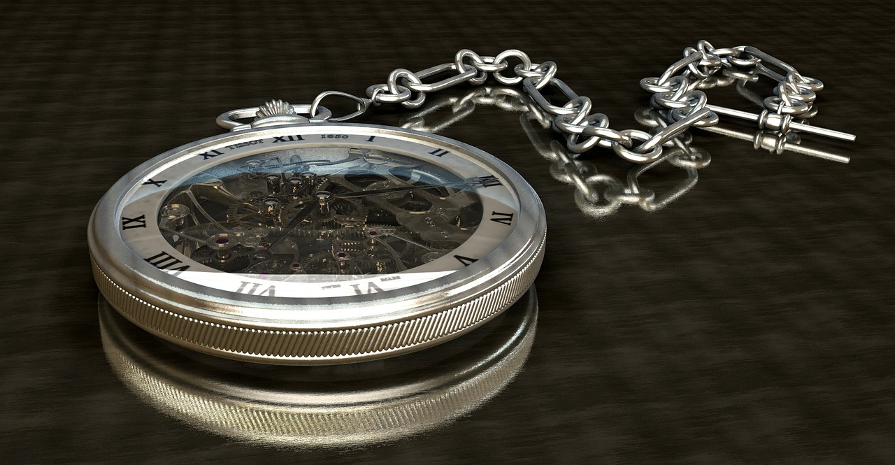 pocket watch clock time free photo