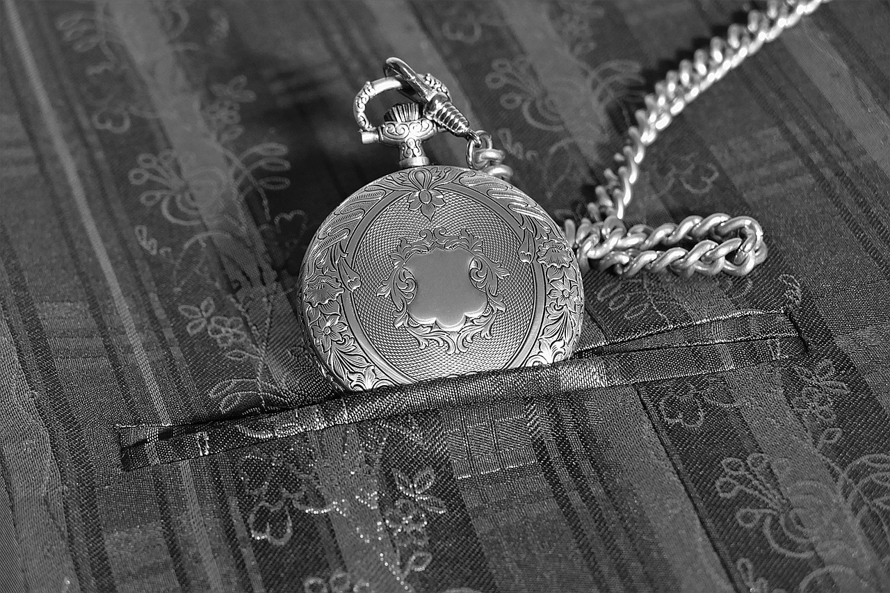 pocket watch s w closeup free photo