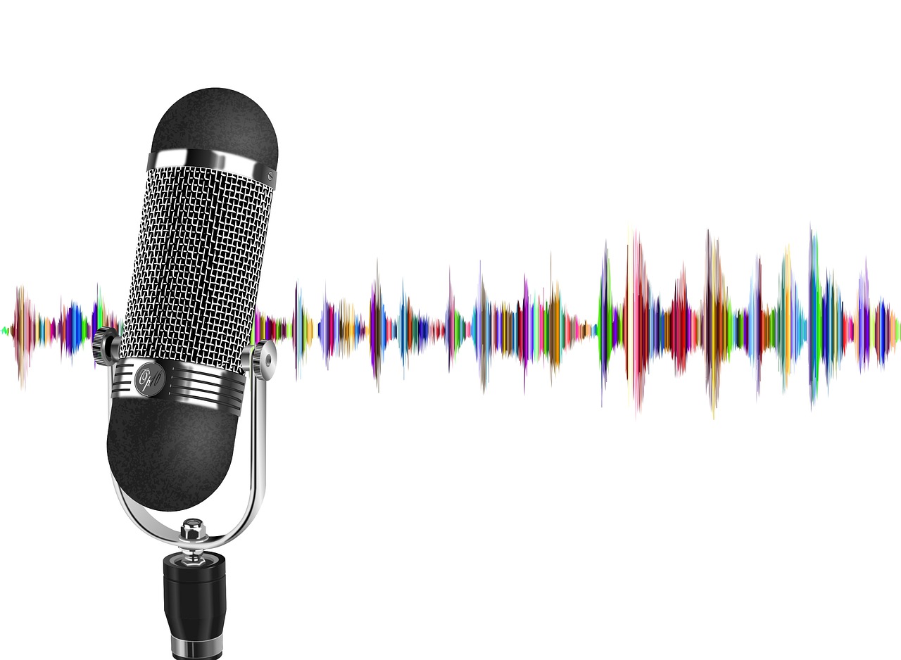 podcast  microphone  wave free photo