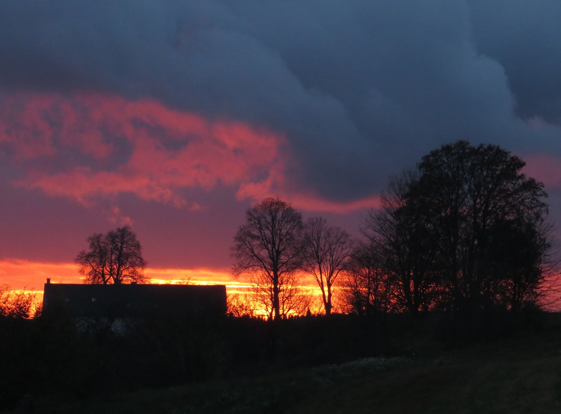 autumn sunset autumn sunset free photo