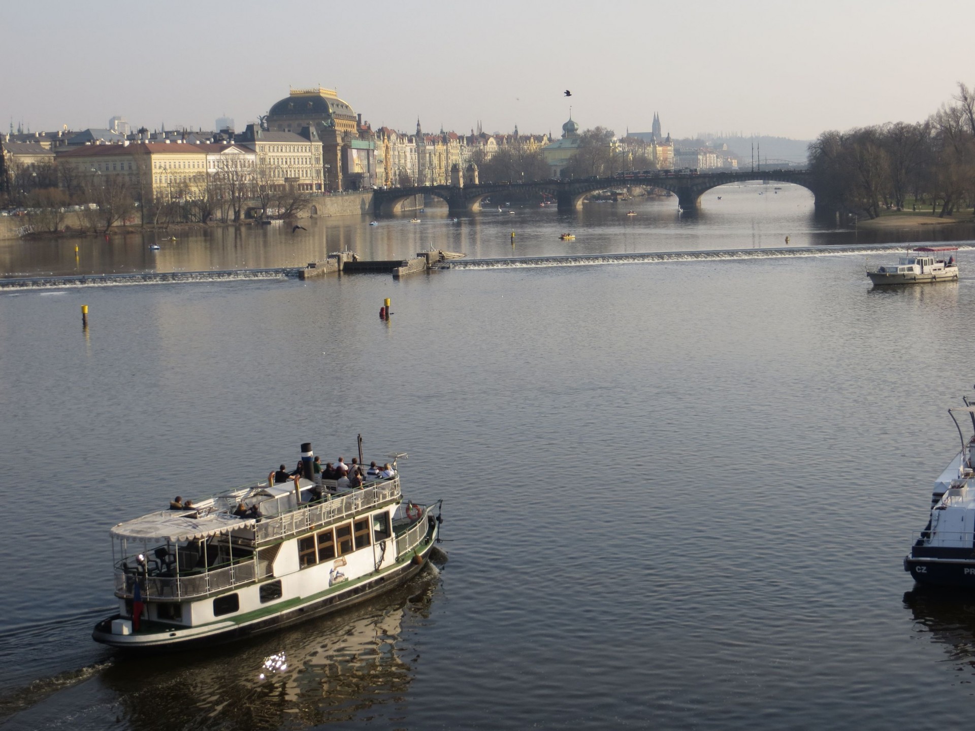 prague bridge vltava free photo