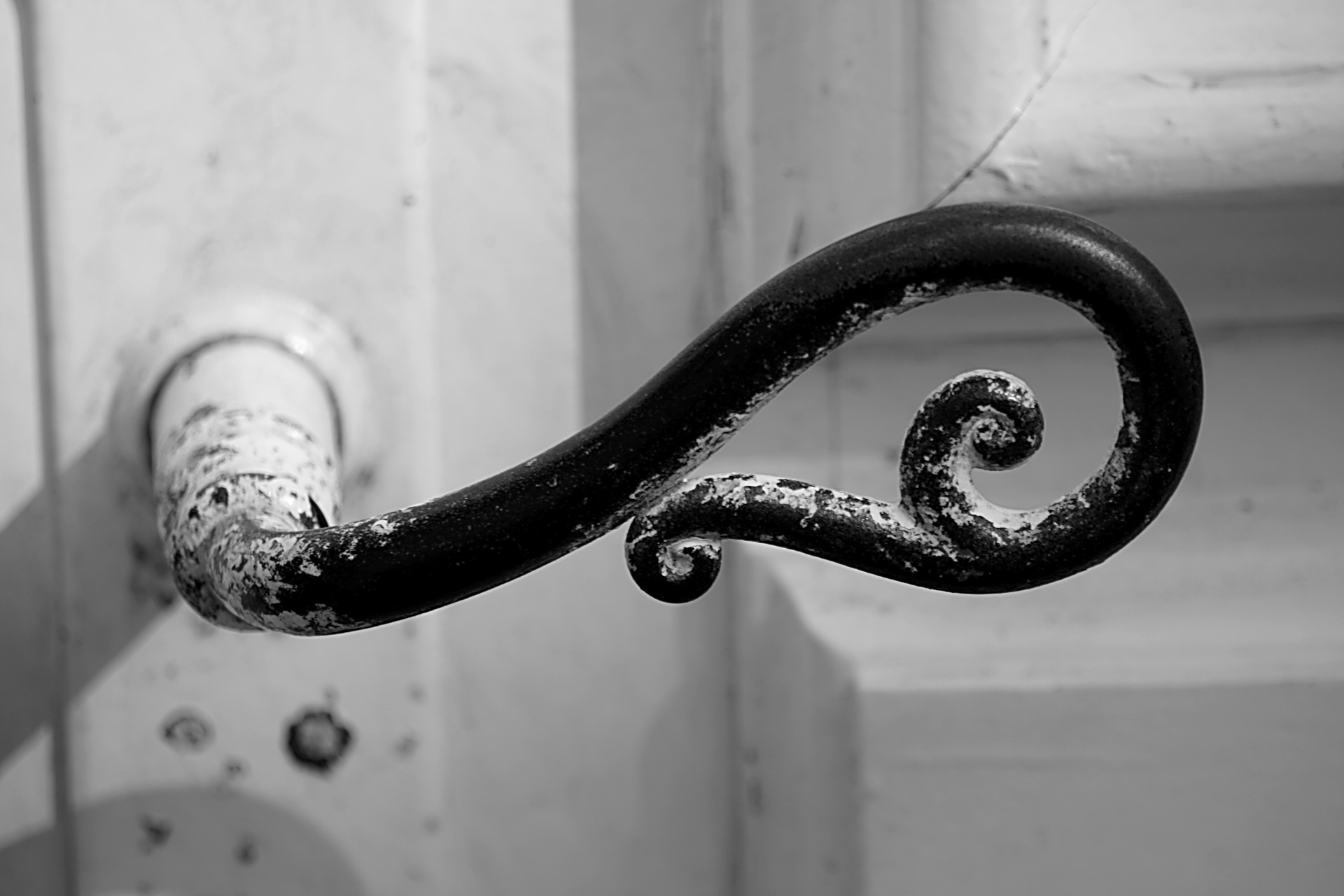 handle door wrought iron door handle free photo