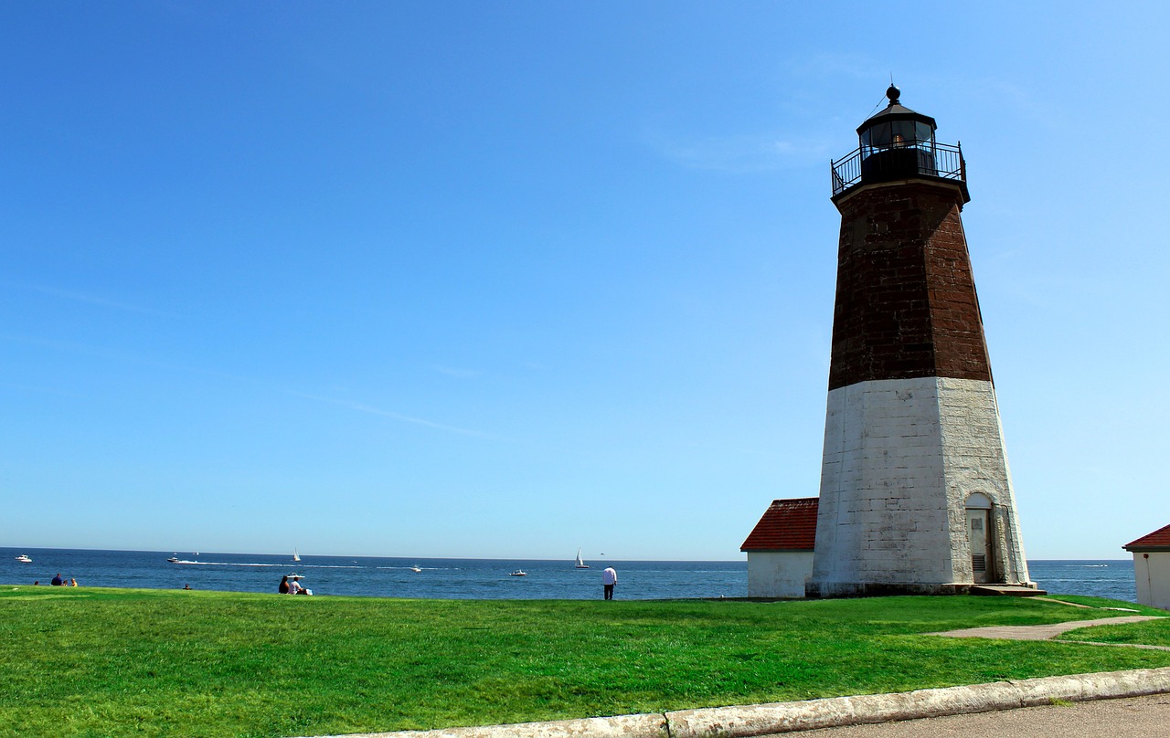 point judith lighthouse narragansett free photo