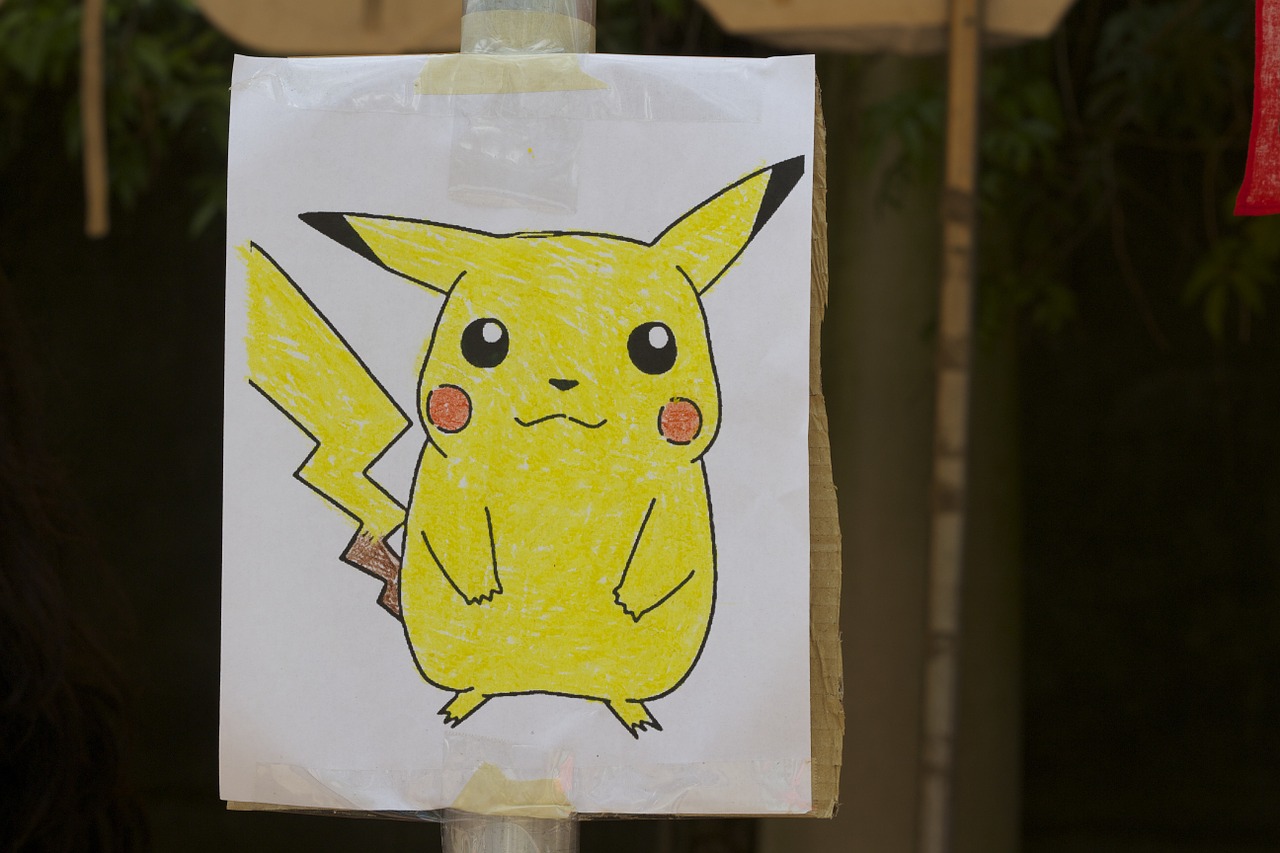 pokemon pikachu cartoon free photo