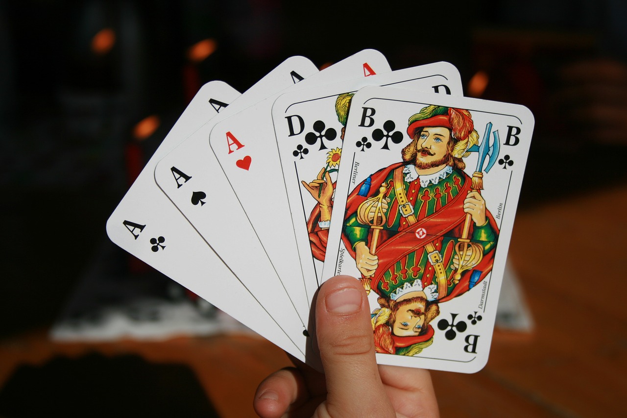 poker full house cards free photo