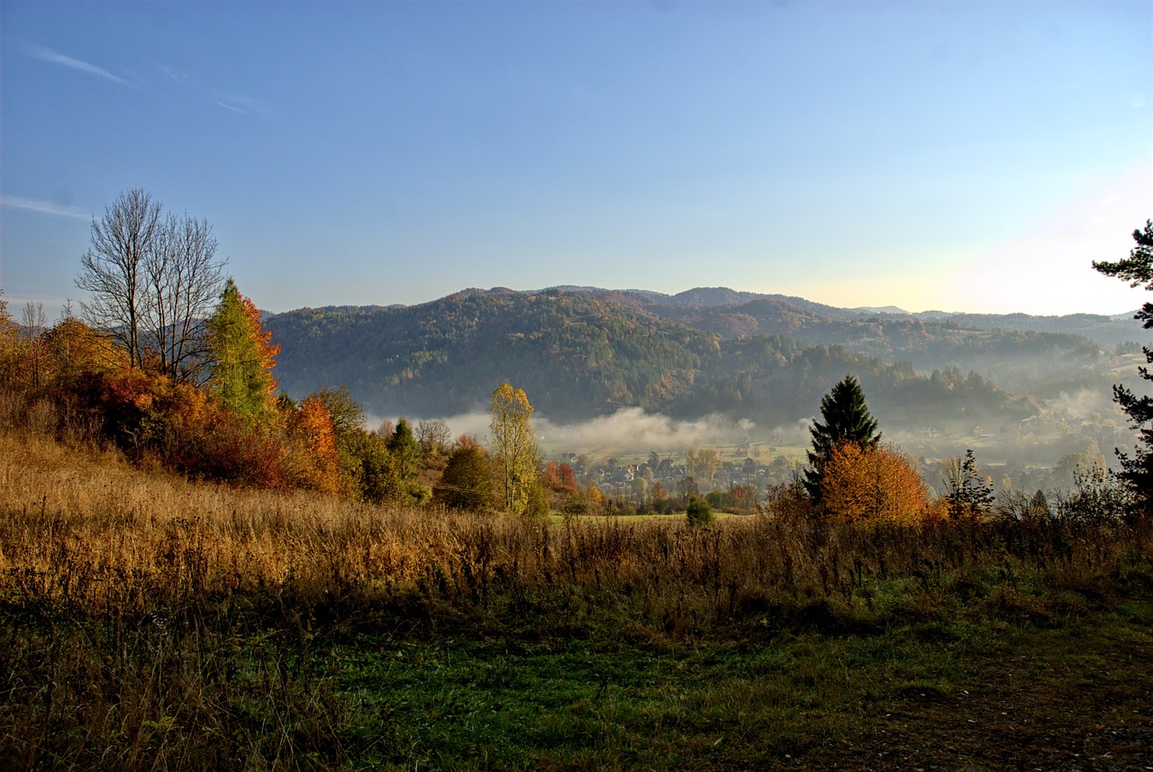 poland pieniny autumn free photo