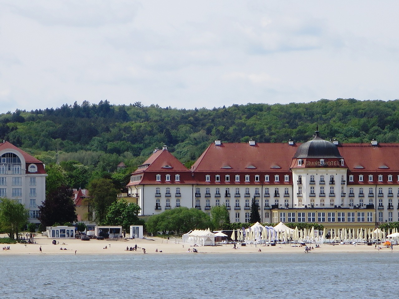 poland sopot baltic sea coast free photo