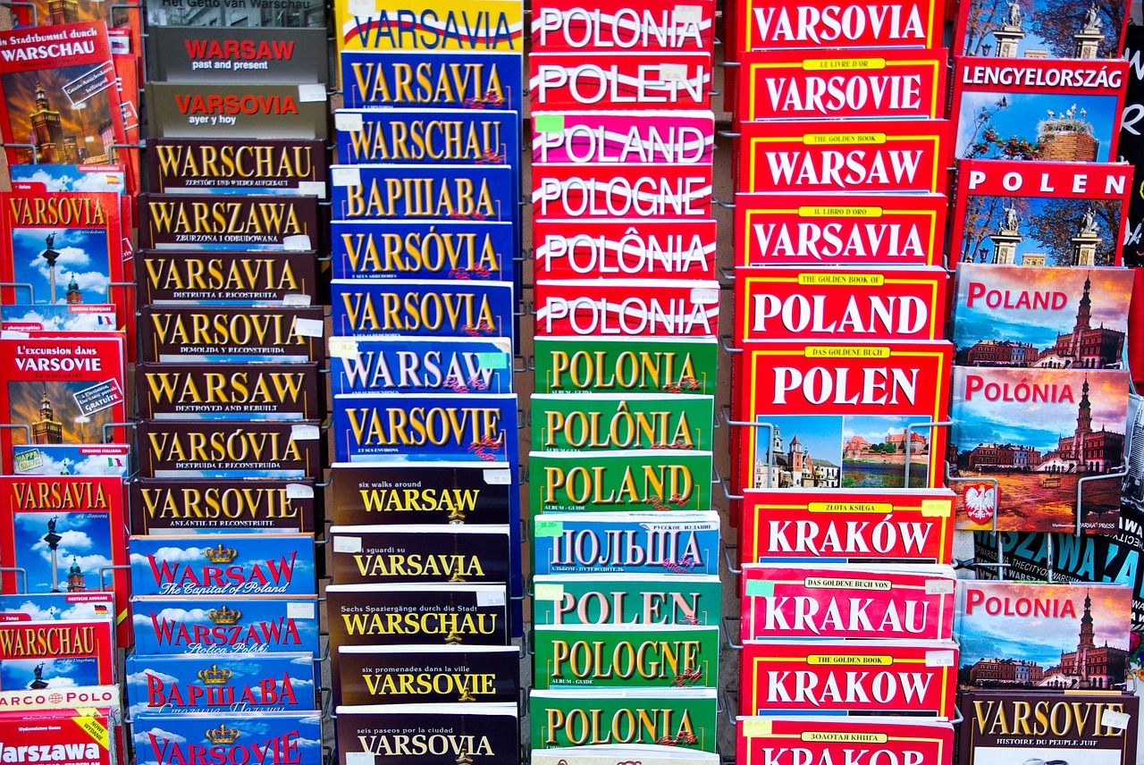 poland warsaw books free photo