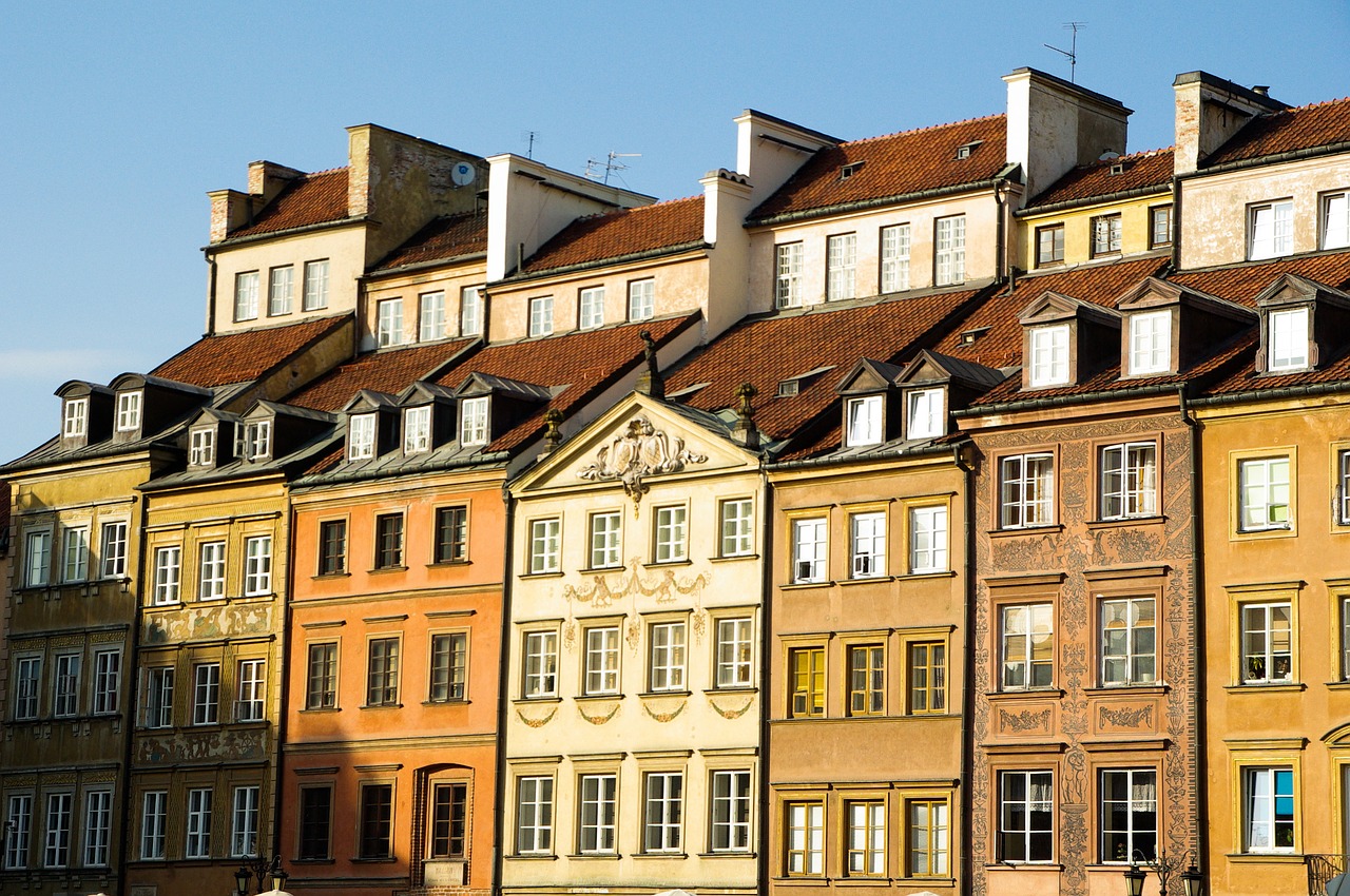 poland warsaw old town free photo