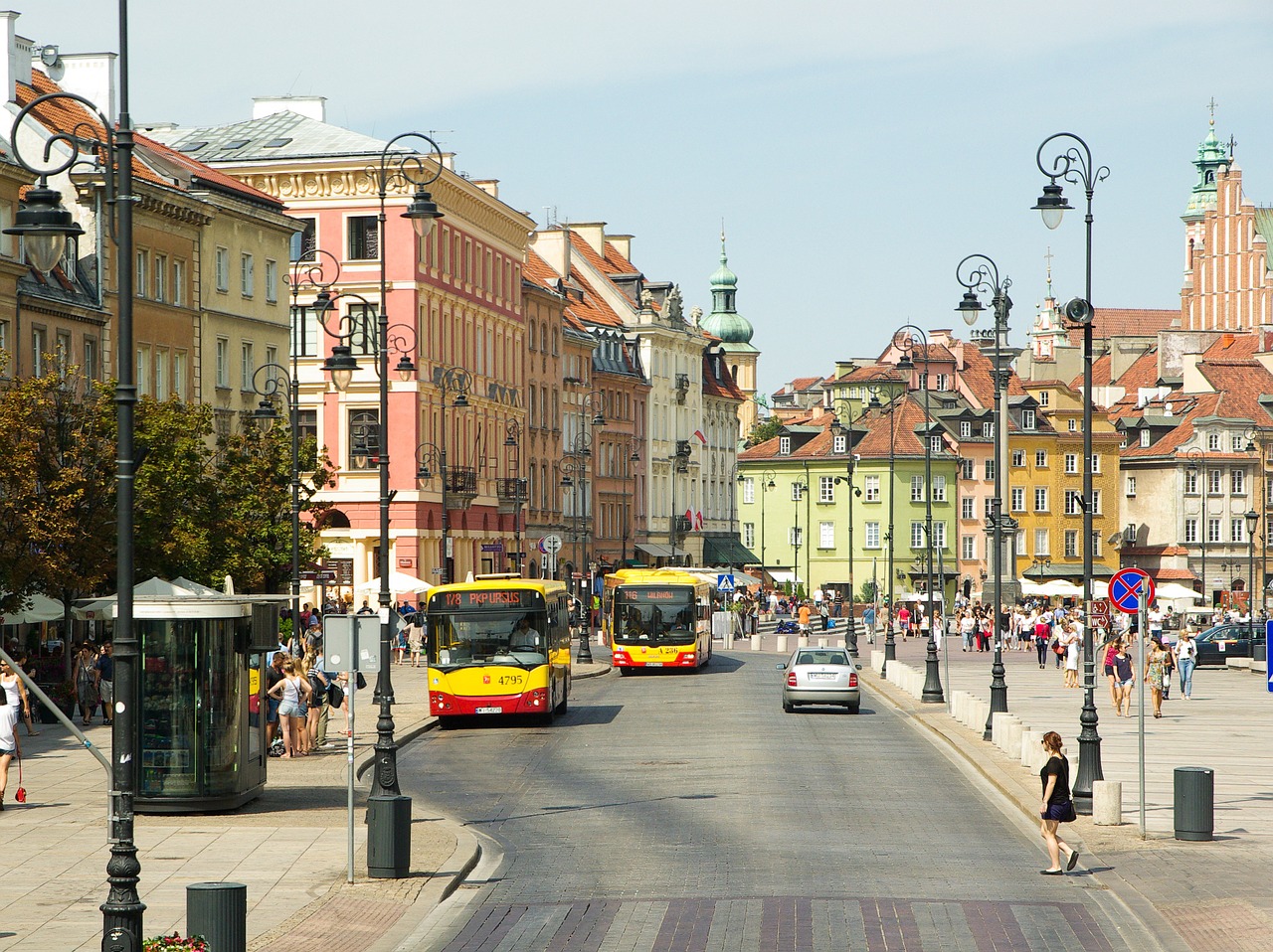 poland warsaw old town free photo